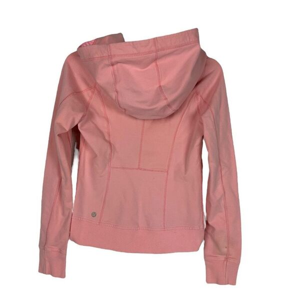 Lululemon Rejuvenate Hoodie size 8 Bleached Coral has a spot - Picture 6 of 11